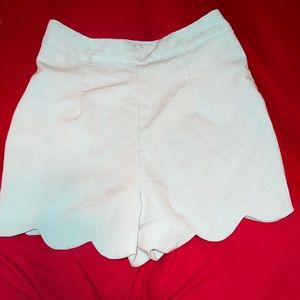 Light blue size XS high waist shorts.